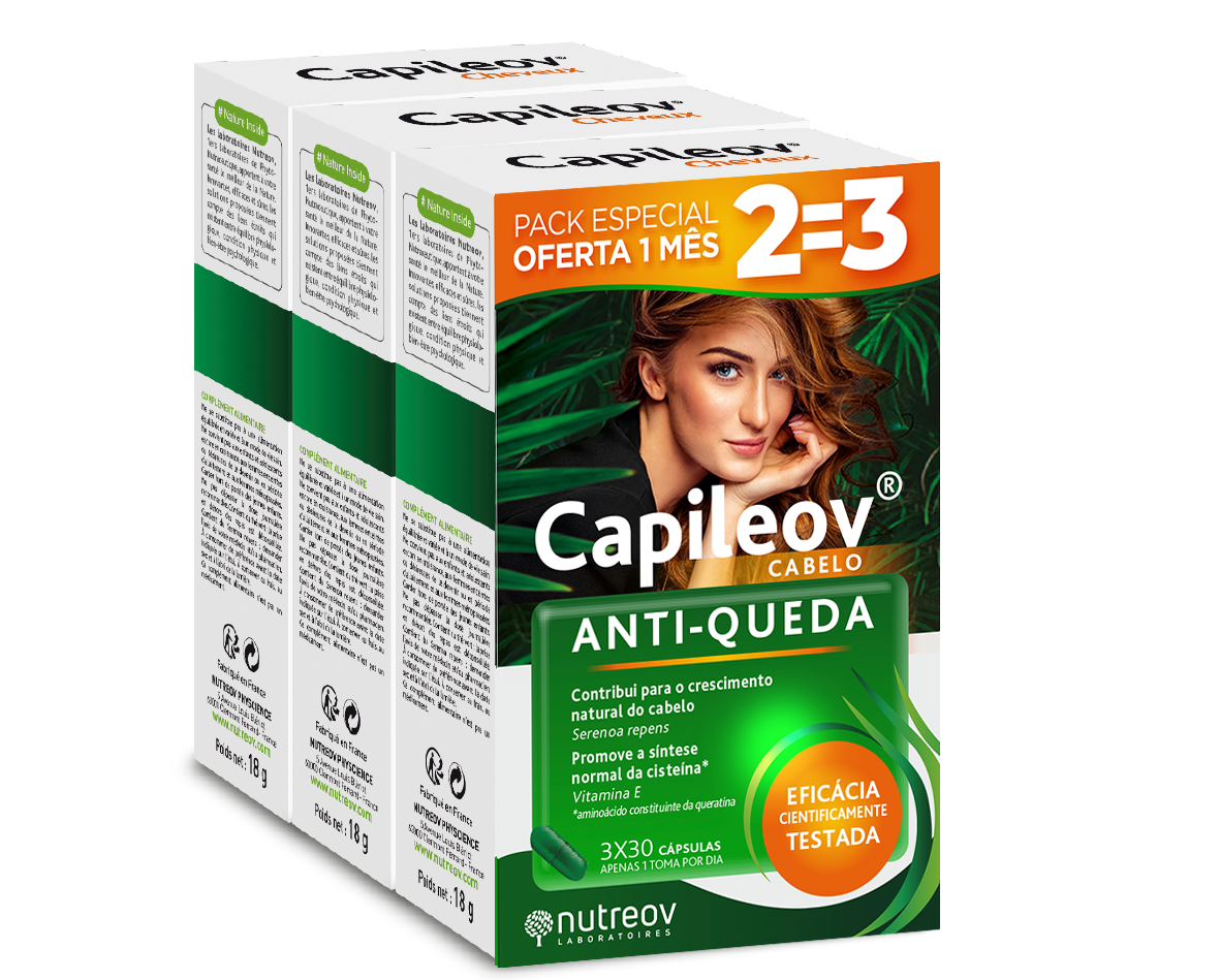 CAPILEOV® Anti-Queda - 3x30 caps